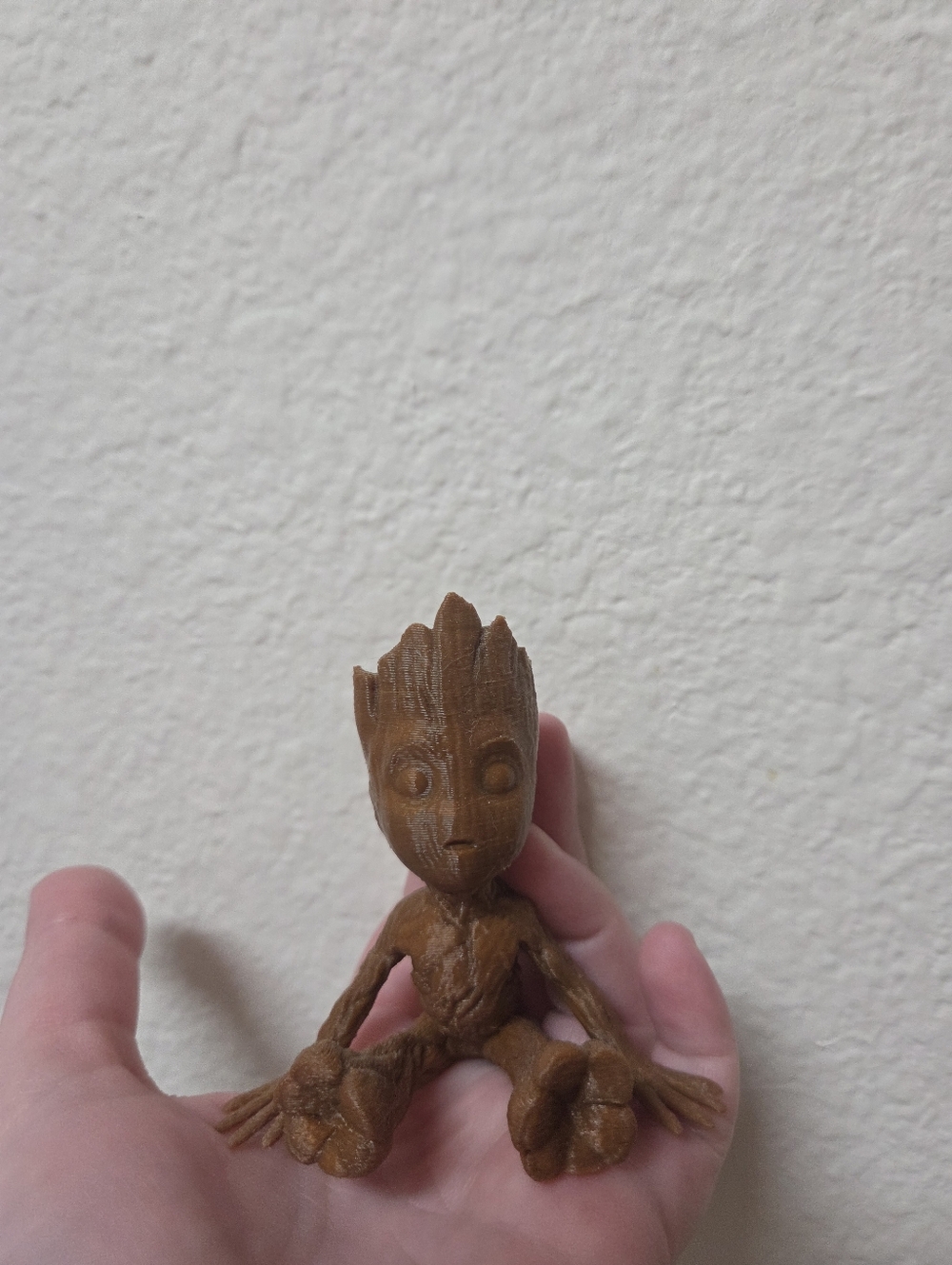 Groot Guardians Of The Galaxy Mini Plant Holder 3D Printed